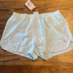 Running shorts with pockets and built in liner